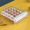 thumbnail image 2 of Nevera Caja de almacenamiento de huevos Organizador de mantenimiento fresco Cajón portahuevos (A), 2 of 4