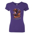 thumbnail image 2 of If It's Not a Dachshund It's Just a Dog Gift | Womens Dog Lover Slim Fit Junior Tee, Purple Rush, 2XL, 2 of 3