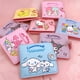 thumbnail image 4 of Kawaii Hello Kitty Cinnamoroll My Melody Kuromi Sanrios, monedero informal de Pu, Tarjetero con botones, novedad, 4 of 4