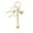 I, variant on Personalized Gold Bubble Initial Keychain with Bow Charm, Cute Letter Key Ring for Women as Purse Handbag Accessories, Gift Idea with A-Z Initial Selection for Bag Charms and Keyrings