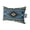 Blue, variant on Brown Southwest Outdoor Pillows for Chaise Lounge Chair Waterproof Lumbar Pillows with Insert&Adjustable Strap Beach Headrest Pillow Boho Aztec Ethnic Abstract Geometric Pillow for Patio Pool 11"x16"