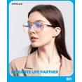 thumbnail image 6 of ANYLUV Blue Light Glasses Men/Women, Blue Light Blocking Glasses, Computer Screen Blocker Eyes Protection Glasses, 6 of 10