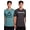 Sagebrush Green/Charcoal Heather, variant on Men's and Big Men's 2-Pack Graphic T-Shirts, up to Sizes 5XL