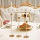 thumbnail image 3 of Candelabros de Metal, candelabro de mesa de boda a la moda, candelabro exquisito Compatible con forma cónica, 3 of 4