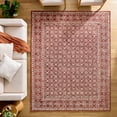 thumbnail image 3 of Better Homes & Gardens Rust/Beige Floral Trellis Indoor Area Rug, 8' x 10', 3 of 5