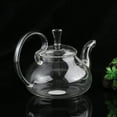 thumbnail image 4 of 1Pc Glass Teapot Raised Handle Teapot Glass Tea Ware for Scented Tea Embellished Teapot Transparent, 4 of 9