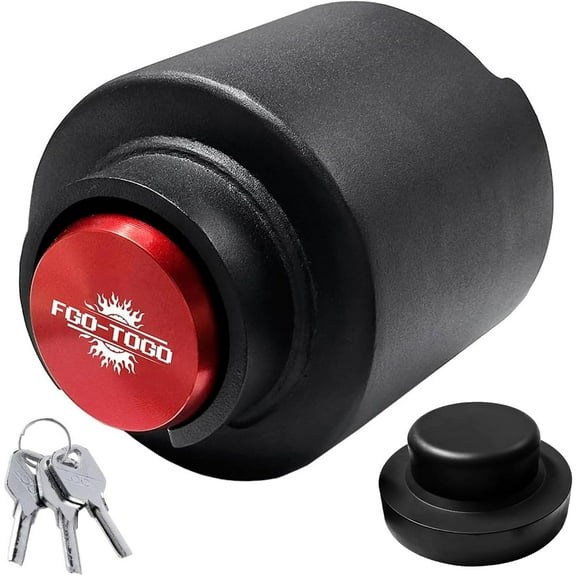 Trailer Lock Fits 2 5/16 Inch Coupler, Upgrade Anti Theft Heavy-Duty Steel Trailer Hitch Locks, Camper Accessories for RV, Trailer, Boat