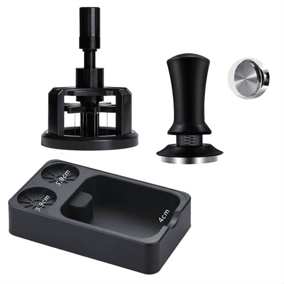 58MM Rotary Coffee Powder Needle Powder Dispenser Storage Box WDT Tool Set Espresso Coffee Stirrer Distributor A