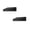 Black-2Pcs, variant on Solar Fence Lights Outdoor, Solar Powered Deck Light with 8 Fixed Colors and RGB Cycling Mode, IP64 Waterproof Ambient Solar Lights for Backyard Steps Railing Balustrade Pathway Garden