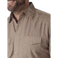 thumbnail image 3 of Wrangler Men's Long Sleeve Western Snap Dobby Striped Shirt, 3 of 3