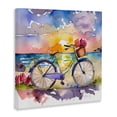 thumbnail image 2 of Stupell Industries Coastal Bicycle By The Seaside Canvas Art, 24 x 24, by Shelly Craig, 2 of 8