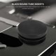 thumbnail image 4 of Black Plastic 35mm Dia Blanking End Caps Round Tube Insert 5 Pcs Banmo, 4 of 5