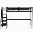 thumbnail image 4 of [Safety for Kids & Multifunctional] Twin XL Loft Bed - Space-Saving & Full Storage with Desk, 4 of 24
