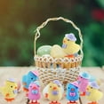 thumbnail image 4 of Paquete de 4 Juguetes Peluche Que Saltan Pascua para Niños Pequeños, Saltando Pollitos, 4 of 5