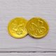 thumbnail image 5 of 100 monedas de plástico de la buena suerte, confeti de trébol, chispas de mesa para decoración de fiestas, regalos y suministros., 5 of 5