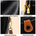 thumbnail image 4 of Small Crossbody Bag for Women Genuine Leather Cell Phone Purse Lightweight Shoulder Bag Vintage Daily Wallet Bag, 4 of 6