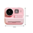 thumbnail image 3 of Lens Photography Camera Toys Instant Print Camera For Kids Toy Camera With Print Paper Portable Digital Creative Print Camera For Boys And Girls Pink, 3 of 8