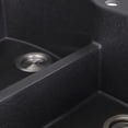 thumbnail image 4 of Nantucket Sinks PR6040-BL 60/40 Double Bowl Granite Composite Sink Black, 4 of 7