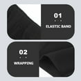 thumbnail image 3 of Black Breathable Chef Pants For Men Kitchen Pants With Drawstring Waist Restaurant Work Kitchen Uniform Loose Cargo Style For Culinary XL, 3 of 8