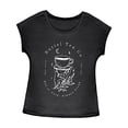 thumbnail image 3 of Camiseta para Mujer Verano Moda Suave Manga Corta Top para Calle Oficina Caminar S, 3 of 7