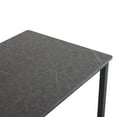 Disassemble rectangular dining table with straight feet MDF grey