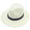 Z124-White, variant on XINPING Women's Black Ribbon Straw Sun Hat, Wide Brim UV Protection Beach Vacation Hat with Bow Detail, Lightweight and Breathable for Travel