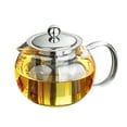 thumbnail image 1 of Théière en Verre Résistante à la Chaleur de 1300 ml pour Cuisinière à Induction, Théière en Verre Résistante à la Chaleur avec Passoire en Acier Inoxydable 304, 1 of 8
