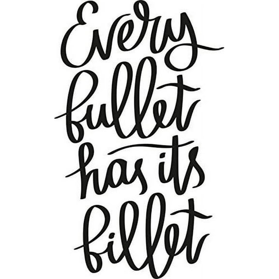 Every Bullet has its Billet 11 x 18 Vinyl Wall Art Decal by Scripture Wall Art. Girls Room Decor, Great Gift, Girls Wall Decals,