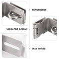 thumbnail image 3 of MasteelfCA Hasp Latch Padlock Latch 4 Inch 90 Degree Stainless Steel Padlock Hinge Latch, 3 of 8