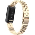 thumbnail image 2 of GFDYREE pour Fitbit Bracelets Métalliques Luxe avec Outils, Bracelets Réglables en Acier Inoxydable Hommes Femmes Sangle de Sport Légère pour Fitbit Traqueur de Mise en Forme Luxe, 2 of 5