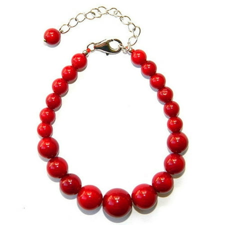 Pearlz Ocean Journey Coral Beaded Bracelet