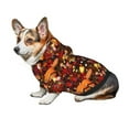 thumbnail image 7 of Haiem Warm Forest Plants and Deer for Winter Dog Hoodie Sweatshirts with Pockets Warm Dog Clothes for Small Dogs Chihuahua-Small, 7 of 7