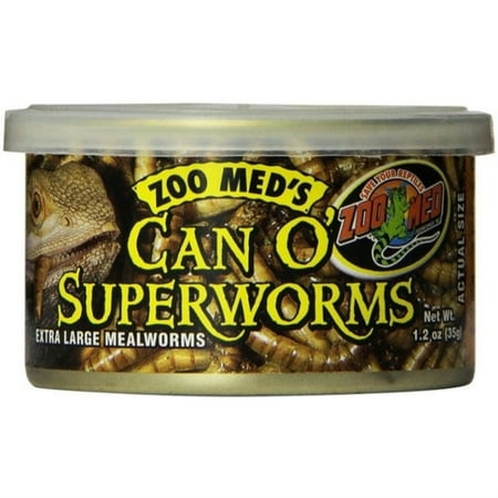 UPC: 0097612401462 | Zoo Med Can O  SuperWorms 1.2 oz
