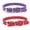 red + Purple, variant on Leather cat collar 2 pieces, pet collar is suitable for cats and dogs