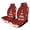Color-3, variant on Christmas Design Festive.(2) Car Seat Cover 2 Piece Set Saddle Blanket Carseat Universal Fit for Vehicle Sedan SUV