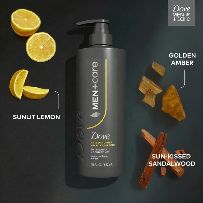 Dove Men+Care 2-in-1 Shampoo + Conditioner To Improve Scalp Health