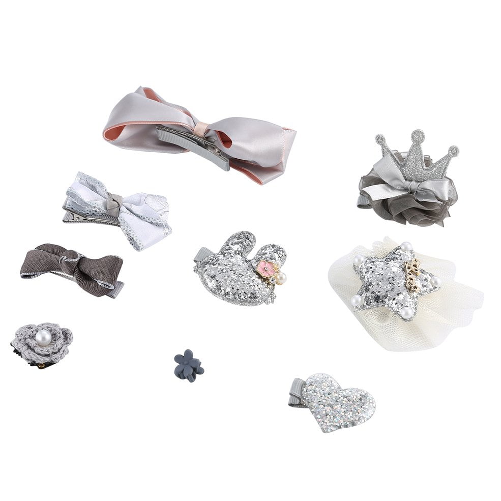 10Pcs Baby Hair Pins Baby Mini Small Hair Clips Safety Hair Pins