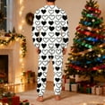 thumbnail image 4 of Lorytime Valentine Pajamas for Couples Valentines Heart Long Sleeve Crewneck Tops with Pockets and Pants Men Homewear, 4 of 8