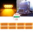 thumbnail image 2 of 10Pcs 2.5 Inch Smoked Lens 13LED Side Marker Clearance Lights 2 of 10