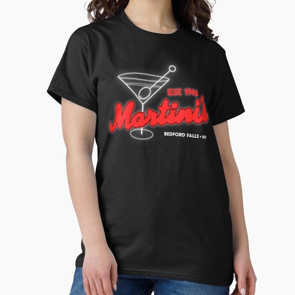 Martini's Bar From It's Wonderful Life Movie In Bedford Falls, NY For You G23441 Unisex T-Shirt, Up to Size 5XL