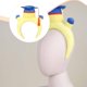thumbnail image 1 of Diadema con forma de birrete de graduación, accesorios para fotos, ligero, diadema cómoda con forma de birrete de graduación, regalo de, 1 of 8