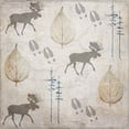 thumbnail image 2 of LightBoxJournal 26x26 White Modern Wood Framed Museum Art Print Titled - Moose Lodge Pattern, 2 of 4