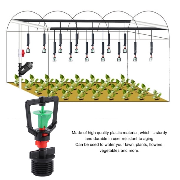 Boquilla de rociador de material plástico 20 piezas G1 / 2 micro boquilla de rociado de riego de jardín boquilla de nebulización para de riego por aspersión para su césped ANGGREK Otros