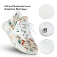 thumbnail image 3 of Snowman Christmas Tree Elk Breathable Sneakers Women Shoes Spring Light Flats Male Lace-up Walking Footwear, 3 of 8