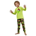 thumbnail image 2 of Christmas Pajamas Family Matching Pajamas Sets Christmas Prints Family Matching Long Sleeve Tops+Pants Set Family Matching Sets Christmas Pjs for Family Kids, 8 Years, 2 of 5