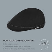 Kangol Men Bamboo 507 Medium Black