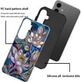 thumbnail image 3 of Case for Samsung Galaxy S24 Plus, Stained Glass Lotus Flowers Gold Purple Phone Case Military-Grade Drop Protection Cover for Women Girl - Glossy, 3 of 7