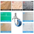 thumbnail image 4 of Deslizadores para muebles Kiss Core con ruedas de 360°, capacidad de 340 kg, 4 of 6