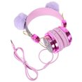 thumbnail image 4 of TEHAUX 1 Pcs Écouteurs Filaires pour Enfants Rose Style Dessin Animé avec Matériau Résistant aux Impacts, 4 of 8
