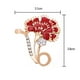 thumbnail image 3 of Diamantes De Imitación De La Boda Clavel Rojo De La Flor Broche Madre \ 's Día Salvador  Broche Pin de la flor, 3 of 7
